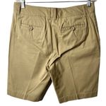 GH Bass Shorts Womens Size 12 Tan Bermuda Cotton Pockets Hook and Eye Cotton Photo 4
