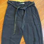 Anthropologie  Linen Blend Ankle Wanderer Utility Pants size 4 Photo 5