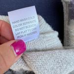 Altar'd State Women's Large Gray Purple Striped Fuzzy Soft Cozy NWT Sweater Photo 9