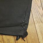 Sandpiper Jeans Plus 18 Black Lace Up Sides Cropped Denim Pants‎ Sexy NEW NWT Photo 1