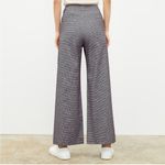 MM.LaFleur M.M. Lafleur The Milo Pant Black White Gingham Check Linen Wide Leg Trouser 6 Photo 1