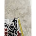 Jones Studio  Sleeveless Floral A-Line Dress Belted‎ Black Red White Size M Photo 7