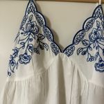 love on a hanger Blue and white tank top  Photo 1