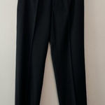 Dolce & Gabbana  Slim Straight‎ Leg Black Wool Blend Trouser Pants Size EU 42 Photo 0