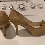 Caparros Gold Glitter Pumps Photo 0