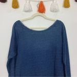 Cloth & Stone  Boatneck Ombré Navy Blue Sweatshirt Size Small Photo 5