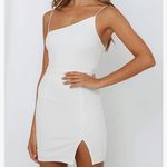 Amazon White Bodycon Mini Dress Graduation/Cocktail Dress Photo 5
