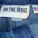 Vintage On the Verge Women’s Sz 8 Cotton Jeans Baggy Tapered Leg Blue Photo 3