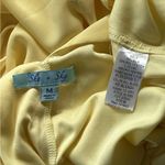 She & Sky  Lulus Butter Yellow Women’s Sleeveless Maxi Dress M Silk Blend Tassel Photo 4