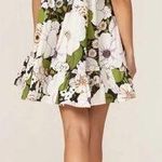 Maje Rafleur Large Floral Print Mini Puff Sleeve Baby Doll Mini Dress Size 40 Photo 1