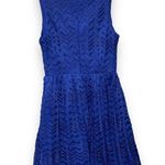 Alya Francesca's Collection Lace Sleeveless Dress Blue Small Photo 2