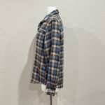 Woolrich  Bluebell Flannel Plaid Shirt Size Medium Photo 5
