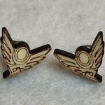 Overwatch Mercy Wood Stud Earrings Photo 2