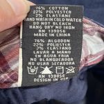 GRACE IN LA  Jeans Womens 31 cropped‎ quilted pockets plaid cuffs Photo 12