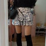 Love Shack Fancy  cropped navy fringe alpaca blend sweater Photo 2