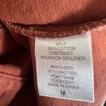 Chloe & Katie M Overall Sleeveless Dress Linen Blend Rust Boho Festival Western Orange Size M Photo 6