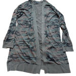 Sanctuary Women's Camo Cardigan L Green Brown Photo 0