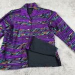 Chico's  Design Sequin Jacket Embellished‎ Button Down Party Purple Size 1 M Art Photo 3