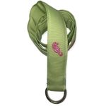 Eliza B Women’s Size S Green Pink Seahorse Ribbon D Ring Belt Photo 1