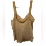 Olga vintage BeigenNude Lace Nylon Sweetheart Neckline cami size small Photo 2