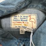 Sandrine Rose By Free People Women’s Blue Denims Shirt Long Sleeve size S Photo 3