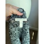 Eileen Fisher {} Knit Black and White Cap Sleeve Organic Knit Cardigan Size Small Photo 10