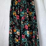 VTG Cristin Stevens size medium black hibiscus skirt Photo 4