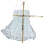 Lulus NWT  Women's Perfected Sweetness White Pleated Tiered Mini Dress Size XL Photo 7