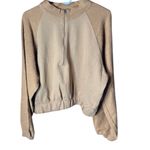 Free People  Movement Cozy Ginger Tan 1/2 Zip Sweatshirt Photo 1