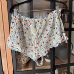 For Love & Lemons  strawberry kiss shorts scalloped bows tie pjs cottagecore Photo 3