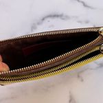 Valentino Garavani Valentino women’s Toile de V leather and canvas jacquard clutch wristlet bag Photo 6