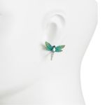 Betsey Johnson Garden Glam Dragonfly Stud Earrings Photo 6