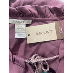 Ariat NEW  Size Medium Dress Long Sleeve Western Front Tie Photo 6