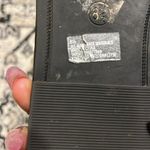 Chic Black Sandals with Silver Accents Size 8.5 Photo 5