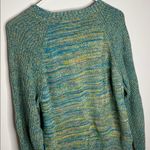 Anthropologie watercolor tie-dye knit sweater Photo 7