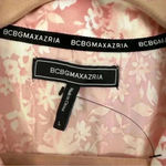 BCBGMAXAZRIA BCBG Maxazria Sleepwear Short Set Large Washy Shadow Floral Pink Floral Satiny Photo 2