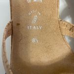 Italian Shoemakers  Shoes corked wedge heel navy & tan size 8.5 Photo 3