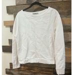 ALLSAINTS  cotton sweatshirt top long sleeve white sz M Photo 1