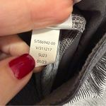 Athleta  Echo Wide Leg Crop Pant Gray Microstripe Size 12 Tall Photo 5