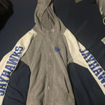 PINK - Victoria's Secret Jayhawks Sweater Victoria's Secret PINK Retired Kansas Ribbed S Photo 0