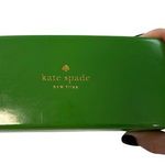 Kate Spade Kate Space Green And Light Blue Clam Shell Hard Sun Glass Case Photo 0