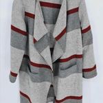 Cupcakes and Cashmere  Striped Wool Blend Cardigan Size Large Photo 0