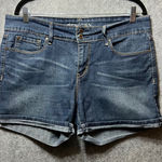 Denizen Levi's Denim Shorts Cuffed‎ Hem Mid Rise Stretch Blue Size 12 Photo 0