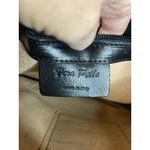 Italian Leather Black Crossbody Bag Purse Satchel Unisex Adjustable Strap Photo 6