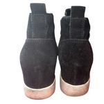 Steve Madden  Wedgie Sneakers Zip up Ankle Bootie Black Suede Leather 8M Photo 2