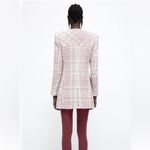 ZARA  Long Tweed Blazer Multicolored Photo 1