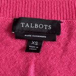 Talbots Sweater Womens XS Pink Soft Cashmere Crewneck Career Office Photo 1