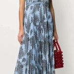 Sandro Paris Beathe Paisley Dress Sz. 36 (US S) Blue Photo 0