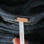 Free People Black In My Feelings Cropped Slim Velvet Flare Pants Photo 6