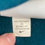 Nike Funnel Sportswear Sweatshirt Womens XS Crop Long Sleeve Half Zip BV4990-347 Photo 3